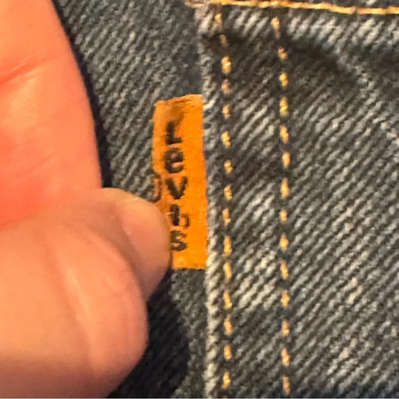 Levi's Orange Tab Jeans 27 x 27 505C Distressed  Medium Wash Grunge Punk Slim - Picture 10 of 16